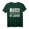 Lustiges Marco T-Shirt Geschenk mit Name – Der Mann. Der Mythos. Die Legende. Perfektes Geschenk für Marco