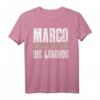Lustiges Marco T-Shirt Geschenk mit Name – Der Mann. Der Mythos. Die Legende. Perfektes Geschenk für Marco