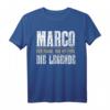 Lustiges Marco T-Shirt Geschenk mit Name – Der Mann. Der Mythos. Die Legende. Perfektes Geschenk für Marco