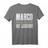 Lustiges Marco T-Shirt Geschenk mit Name – Der Mann. Der Mythos. Die Legende. Perfektes Geschenk für Marco