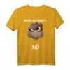 Bevor Du Fragst Nö Eule T-Shirt - Lustiges Kaffee- und Morgenmuffel-Shirt für Büro, Kollegen & Kaffeeliebhaber