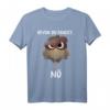 Bevor Du Fragst Nö Eule T-Shirt - Lustiges Kaffee- und Morgenmuffel-Shirt für Büro, Kollegen & Kaffeeliebhaber