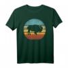 Bison Retro Vintage 60er 70er Jahre Sonnenuntergang T-Shirt – Für Tierliebhaber, Naturliebhaber & Yellowstone-Fans