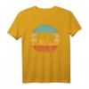 Bison Retro Vintage 60er 70er Jahre Sonnenuntergang T-Shirt – Für Tierliebhaber, Naturliebhaber & Yellowstone-Fans