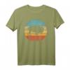 Bison Retro Vintage 60er 70er Jahre Sonnenuntergang T-Shirt – Für Tierliebhaber, Naturliebhaber & Yellowstone-Fans