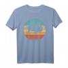 Bison Retro Vintage 60er 70er Jahre Sonnenuntergang T-Shirt – Für Tierliebhaber, Naturliebhaber & Yellowstone-Fans