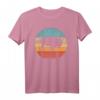 Bison Retro Vintage 60er 70er Jahre Sonnenuntergang T-Shirt – Für Tierliebhaber, Naturliebhaber & Yellowstone-Fans