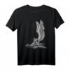 HapKitten Gothic Engel T-Shirt – Dunkle Kunstmode mit Totenköpfen, Pentagramm & Fantasy-Motiven für Fans