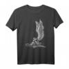 HapKitten Gothic Engel T-Shirt – Dunkle Kunstmode mit Totenköpfen, Pentagramm & Fantasy-Motiven für Fans