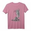 HapKitten Gothic Engel T-Shirt – Dunkle Kunstmode mit Totenköpfen, Pentagramm & Fantasy-Motiven für Fans