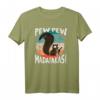 PEW PEW Madafakas lustiges verrücktes Eichhörnchen T-Shirt - Das perfekte Geschenk für Meme-Fans und Tierliebhaber
