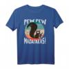 PEW PEW Madafakas lustiges verrücktes Eichhörnchen T-Shirt - Das perfekte Geschenk für Meme-Fans und Tierliebhaber