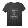 Heavy Christmas Wikinger & Metal Totenkopf T-Shirt – Dunkles Weihnachtsdesign für Metal Fans, Wikinger-Liebhaber & Skandinavien-Enthusiasten