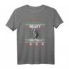 Heavy Christmas Wikinger & Metal Totenkopf T-Shirt – Dunkles Weihnachtsdesign für Metal Fans, Wikinger-Liebhaber & Skandinavien-Enthusiasten