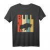 Retro Stier T-Shirt Geschenk - Lustiges Bull Shirt für Kinder, Erwachsene & Jugendliche, perfekt für Weihnachten, Geburtstag, Valentinstag, Vatertag & Muttertag