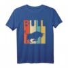 Retro Stier T-Shirt Geschenk - Lustiges Bull Shirt für Kinder, Erwachsene & Jugendliche, perfekt für Weihnachten, Geburtstag, Valentinstag, Vatertag & Muttertag