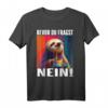 Faultier Spruch T-Shirt Lustig Geschenk - 'Bevor Du Fragst Nein!' für Morgenmuffel, Nachtschicht und Schichtarbeiter
