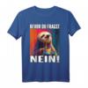 Faultier Spruch T-Shirt Lustig Geschenk - 'Bevor Du Fragst Nein!' für Morgenmuffel, Nachtschicht und Schichtarbeiter