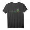Herzschlag Modellzug Lokomotive T-Shirt für Modelleisenbahn-Fans – Perfektes Geschenk für Eisenbahnliebhaber zu Weihnachten & Geburtstag