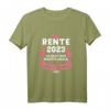 Rentnerin 2023 Ruhestand T-Shirt - Lustiges Abschiedsgeschenk für Rentnerinnen und Rentner zum Renteneintritt 2023