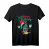 Weihnachten Princess Ariel Merry Christmas T-Shirt - Lizenzierte Disney Prinzessin Kleidung für Mädchen