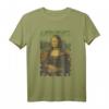 La Gioconda - Mosaik Mona Lisa Pixel Art T-Shirt – Einzigartiges Kunstgeschenk für Kunstliebhaber, Studenten & Lehrer