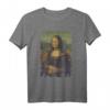 La Gioconda - Mosaik Mona Lisa Pixel Art T-Shirt – Einzigartiges Kunstgeschenk für Kunstliebhaber, Studenten & Lehrer