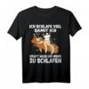 Ich Schlafe viel Sleep Shirt Faultier Panda Pyjama – Lustiges Schlafoutfit für Männer, Frauen & Kinder, perfekt als Geschenk zu Weihnachten, Geburtstag, Vatertag & Muttertag