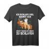 Ich Schlafe viel Sleep Shirt Faultier Panda Pyjama – Lustiges Schlafoutfit für Männer, Frauen & Kinder, perfekt als Geschenk zu Weihnachten, Geburtstag, Vatertag & Muttertag