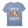 Ich Schlafe viel Sleep Shirt Faultier Panda Pyjama – Lustiges Schlafoutfit für Männer, Frauen & Kinder, perfekt als Geschenk zu Weihnachten, Geburtstag, Vatertag & Muttertag