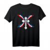 Assyrische Flagge und Kreuz T-Shirt – Kulturelles Symbol für Assyrischen Stolz, Irak & Syrien