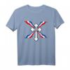 Assyrische Flagge und Kreuz T-Shirt – Kulturelles Symbol für Assyrischen Stolz, Irak & Syrien