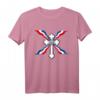 Assyrische Flagge und Kreuz T-Shirt – Kulturelles Symbol für Assyrischen Stolz, Irak & Syrien