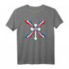 Assyrische Flagge und Kreuz T-Shirt – Kulturelles Symbol für Assyrischen Stolz, Irak & Syrien