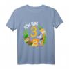 Kinder Geburtstag T-Shirt für 3-Jährige - Dschungel Tier Motiv, Niedliches Geschenk für Mädchen & Jungen, Perfekt für den Dschungel Party Motto