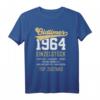 60. Geburtstag T-Shirt Vintage Oldtimer 1964 - Einzigartiges Geschenk für 60 Jahre alte Männer und Frauen, Jubiläum Outfit