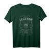 1961 Geboren 60. Geburtstag T-Shirt – Witziges Geschenk für Männer und Frauen, Legendärer Jahrgang 1961, Perfekt für die 60er Geburtstagsfeier