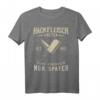 Witziges Fleischer T-Shirt mit Spruch »Hackfleisch kneten wie Tiere streicheln« – Perfektes Freizeit-Shirt für Metzger, Fleischer, Griller & Fleischliebhaber
