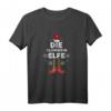 Glühwein Elf Elfen Familien Weihnachts Outfit T-Shirt – Festliches Partnerlook für Weihnachten, Weihnachtsfotos & Weihnachtsfeiern