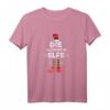 Glühwein Elf Elfen Familien Weihnachts Outfit T-Shirt – Festliches Partnerlook für Weihnachten, Weihnachtsfotos & Weihnachtsfeiern