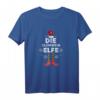 Glühwein Elf Elfen Familien Weihnachts Outfit T-Shirt – Festliches Partnerlook für Weihnachten, Weihnachtsfotos & Weihnachtsfeiern