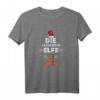Glühwein Elf Elfen Familien Weihnachts Outfit T-Shirt – Festliches Partnerlook für Weihnachten, Weihnachtsfotos & Weihnachtsfeiern