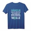 Häkeln Macht Süchtig! Ich Hänge An Der Nadel - Lustiges Häkeln T-Shirt für Handarbeitsfans & Häkelbegeisterte