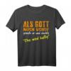Als Gott mich schuf grinste er - Witziges Halbarm T-Shirt mit Spruch für Geburtstag & Party