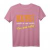 Als Gott mich schuf grinste er - Witziges Halbarm T-Shirt mit Spruch für Geburtstag & Party