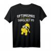Lustiges Imker T-Shirt mit Spruch 'Optimismus heißt umgekehrt Sumsi mit Po' – Perfektes Geschenk für Bienen- und Honigliebhaber, Naturfreunde und Imker