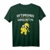 Lustiges Imker T-Shirt mit Spruch 'Optimismus heißt umgekehrt Sumsi mit Po' – Perfektes Geschenk für Bienen- und Honigliebhaber, Naturfreunde und Imker