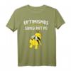 Lustiges Imker T-Shirt mit Spruch 'Optimismus heißt umgekehrt Sumsi mit Po' – Perfektes Geschenk für Bienen- und Honigliebhaber, Naturfreunde und Imker