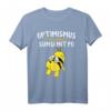 Lustiges Imker T-Shirt mit Spruch 'Optimismus heißt umgekehrt Sumsi mit Po' – Perfektes Geschenk für Bienen- und Honigliebhaber, Naturfreunde und Imker