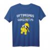Lustiges Imker T-Shirt mit Spruch 'Optimismus heißt umgekehrt Sumsi mit Po' – Perfektes Geschenk für Bienen- und Honigliebhaber, Naturfreunde und Imker